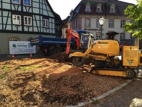 wurzelrodung maschine